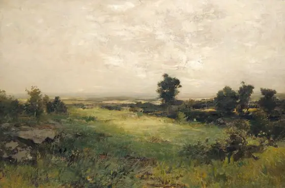 Housatonic Valley, Alexander H. Wyant, ca. 1880-1890, oil on canvas