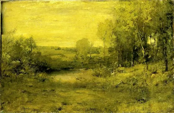 Spring, Alexander H. Wyant, oil on canvas