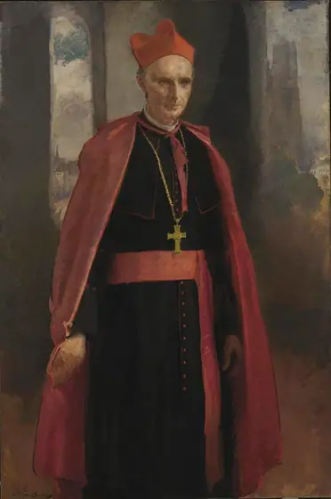 Cardinal Mercier, Cecilia Beaux, 1919, oil on canvas