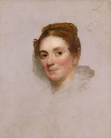 Portrait of a Lady, Gilbert Stuart, ca. 1820-1825, oil on canvas