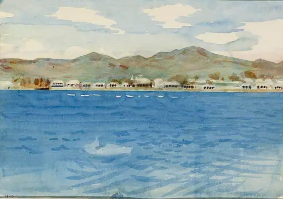 Azores, Abbott Handerson Thayer, watercolor