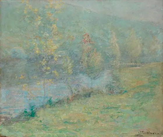 Misty May Morn, John Henry Twachtman, 1899, oil on canvas