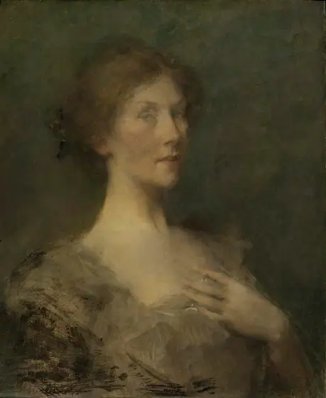 Portrait of a Lady, Thomas Wilmer Dewing, ca. 1895, oil on canvas
