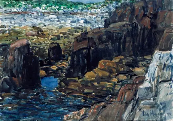 Appledore No. 2, Childe Hassam, 1912, watercolor on paper