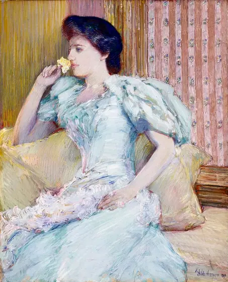 Lillie (Lillie Langtry), Childe Hassam, ca. 1898, watercolor and gouache on paperboard