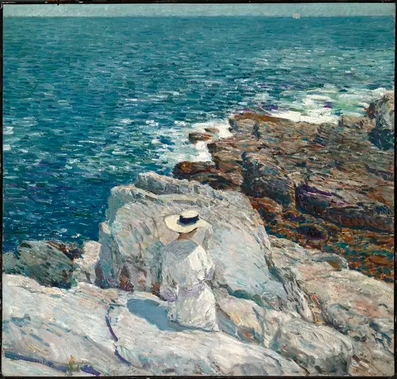 The South Ledges, Appledore, Childe Hassam, 1913, oil on canvas