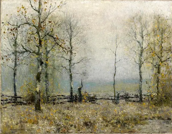 The Fall Season, Bruce Crane, oil on canvas