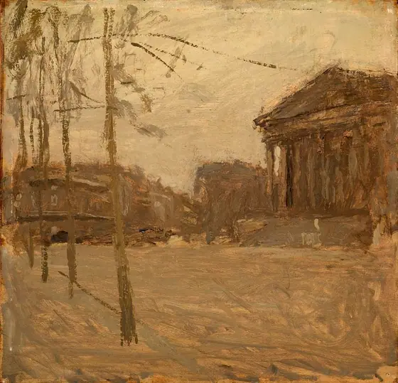 Chambre des Deputes no. II, Frank Edwin Scott, oil on canvas
