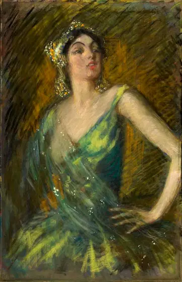 Ruth St. Denis, Alice Pike Barney, 1910, oil on canvas