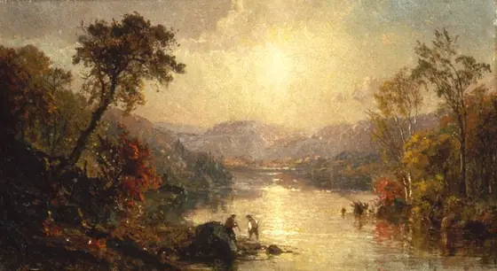Indian Summer, Jasper Francis Cropsey, 1886, oil on canvas