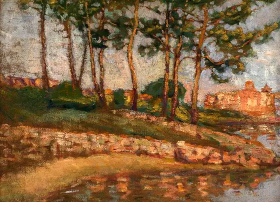 In Southern France, Alice Pike Barney, ca. 1905-1906, oil on canvas