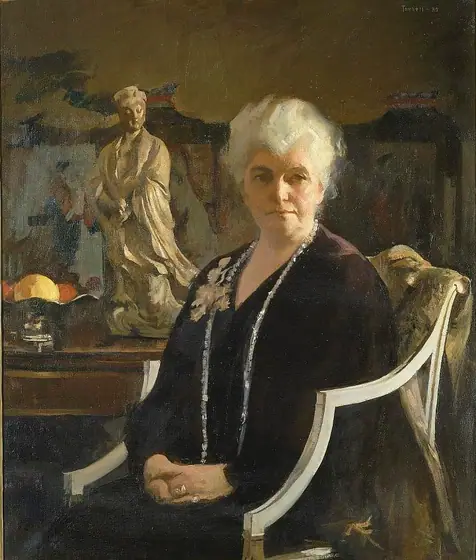 Mrs. Edmund C. Tarbell, Edmund Charles Tarbell, 1933, oil on canvas