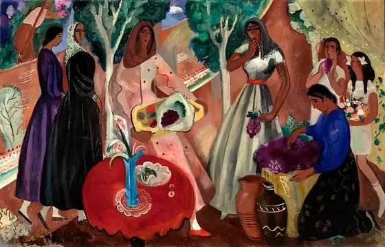 Decoration, Florence Standish Whiting, ca. 1933-1934, oil on canvas
