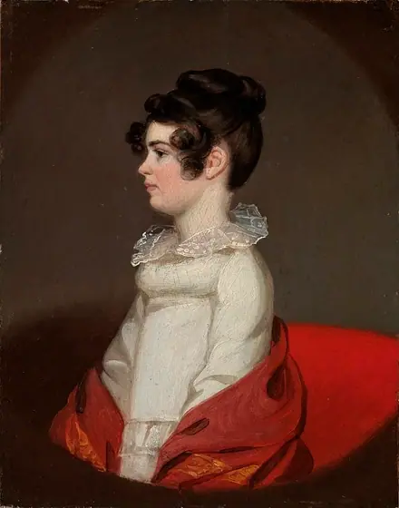 Portrait of a Woman, Jacob Eichholtz, ca. 1809, oil on wood