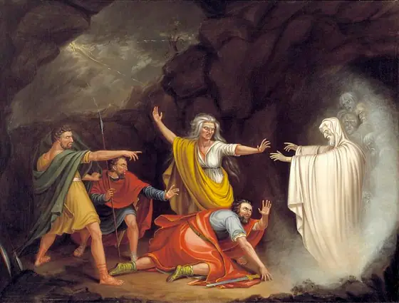 Saul and the Witch of Endor, William Sidney Mount, 1828, oil on canvas