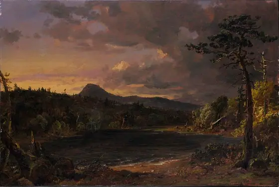 Catskill Creek, Jasper Francis Cropsey, 1850, oil on canvas