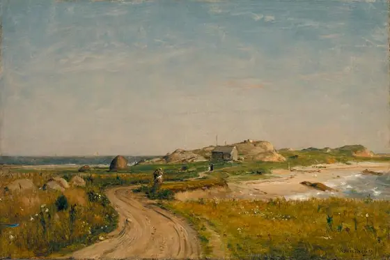 Seconnet Point, Rhode Island, Worthington Whittredge, ca. 1880, oil on canvas