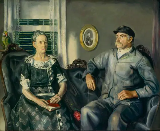 Mr. and Mrs. Phillip Wase, George Bellows, 1924, oil on canvas