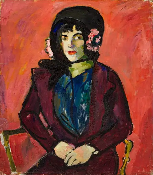 Portrait of a Girl, H. Lyman Saÿen, 1909-1914, oil on canvas