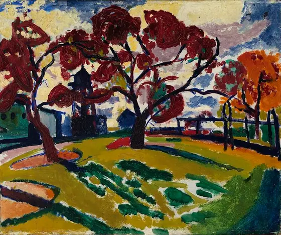 Winds, H. Lyman Saÿen, 1915-1916, oil on canvas