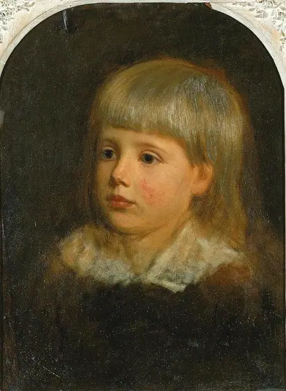 Charles Downing Lay, Portrait of the Artist's Son, Oliver Ingraham Lay, ca. 1881-1883, oil on canvas