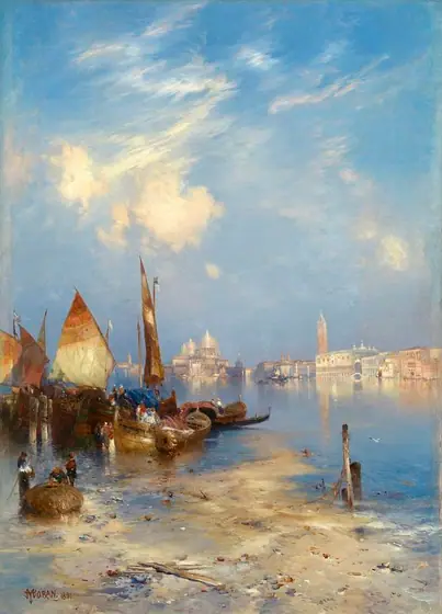 A View of Venice, Thomas Moran, 1891, oil on canvas
