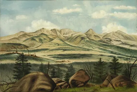 Leadville, Colorado, Harriet A. Harris, n.d., ca. 1880, oil on canvas