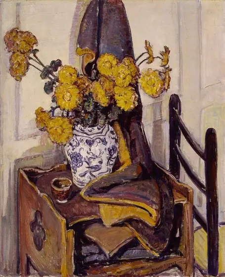 Still Life with Flowers, Russell Cheney, oil on canvas