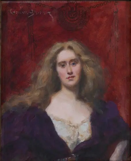 Natalie Barney, Emile Auguste Carolus-Duran, French, ca. 1900, oil and ink on paper