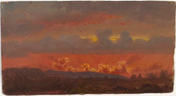 Untitled, Jasper Francis Cropsey, 1876, oil on canvas