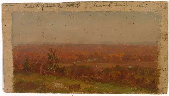 Untitled, Jasper Francis Cropsey, 1880, oil on canvas