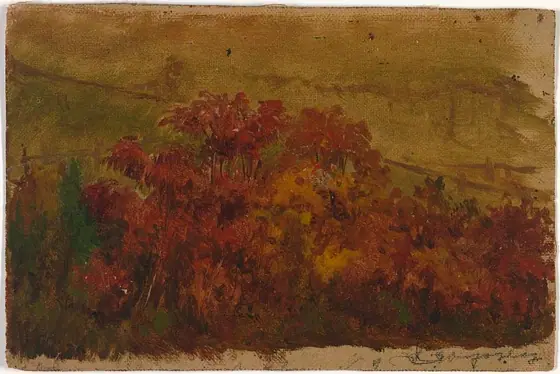 Untitled, Jasper Francis Cropsey, 1876, oil on canvas