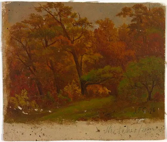 Untitled, Jasper Francis Cropsey, 1876, oil on canvas