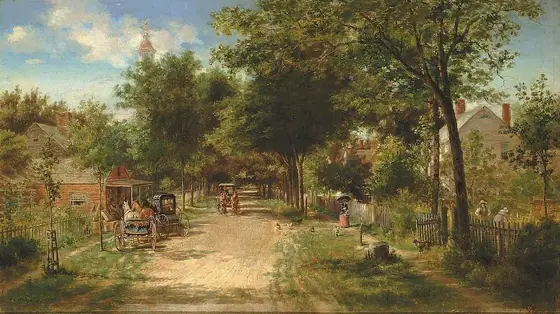The Country Store, Edward Lamson Henry, 1885, oil on canvas