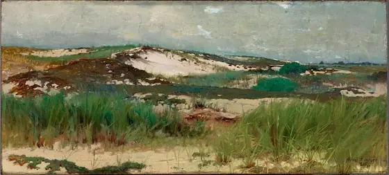 Nantucket Sand Dune, C. Morgan McIlhenney, ca. 1890, oil on canvas