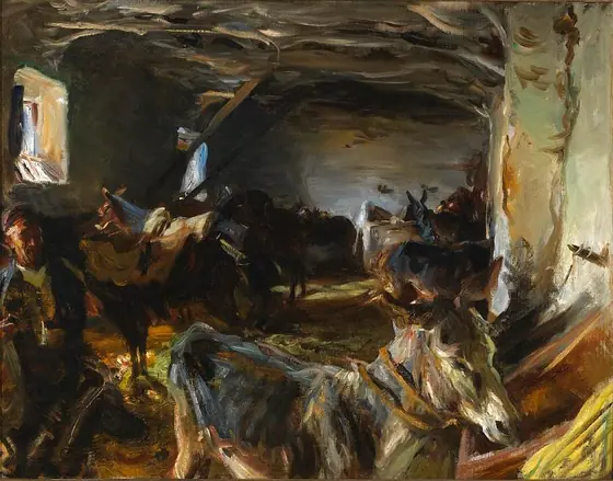 Stable at Cuenca, John Singer Sargent, 1903, oil on canvas
