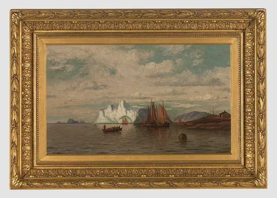 Icebergs, William Bradford, 1883, oil on canvas